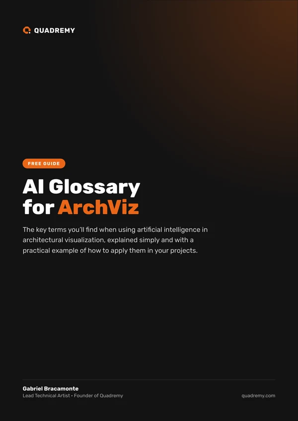 Cover of the AI Glossary for ArchViz