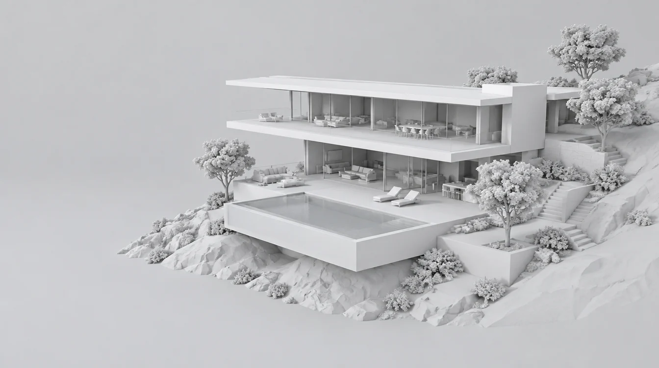 Modelo 3D en clay