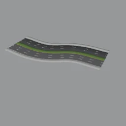 Avenida con camellón