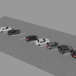 Estacionamiento a 45°