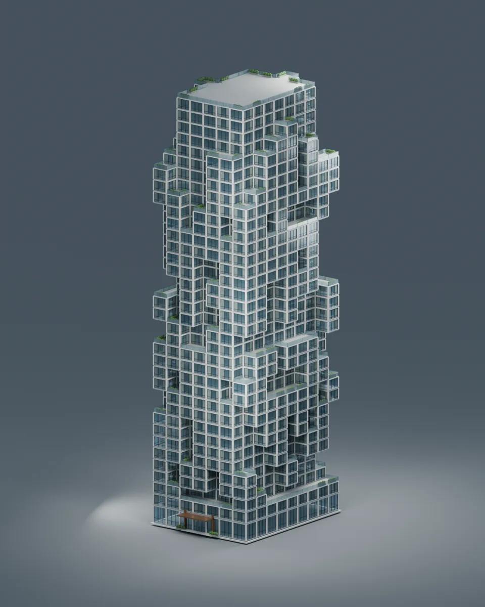 Stack Tower Generator: torre de módulos apilados